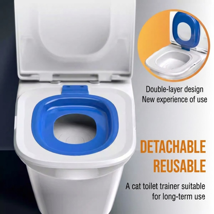 Cat Toilet Training Kit (Detachable & Reusable)